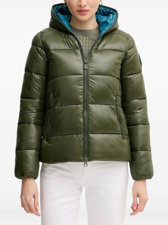Save The Duck Piumino Lois con cappuccio - Verde