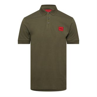 HUGO BOSS Hugo Mens Short Sleeve Polo Shirt in Open Green - Size X-Large