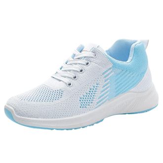 Generic Womens Breathable Running Shoes Lightweight Walking Sneakers Outdoor Non-Slip Athletic Sports Casual Mesh Orthopedic Sneaker Women Lace Up Gym Workout