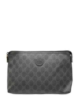 Gucci 20th Century GG Supreme pouch - Black