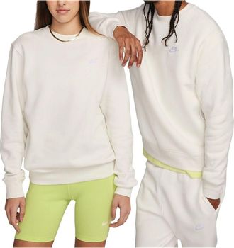 Nike Sportswear Club Fleece Crewneck Sweatshirt Sail White BV2662-133