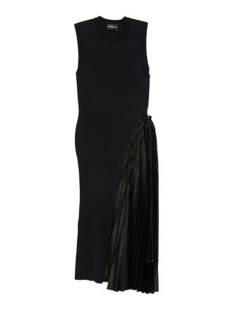 Emporio Armani Pleated Midi Dress