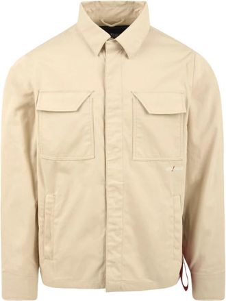 Afterlabel Beige Belluno Shirt - Heren - Zomerjassen - Beige - S - Jassen
