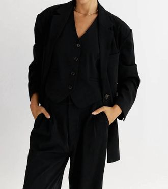 All : Row Leola Jacket In Black