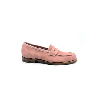Crockett & Jones Schoenen, Dames, Roze, 39 EU, Leer, Lilou Moccasin