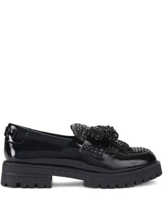 Kurt Geiger Verfraaide loafers - Zwart