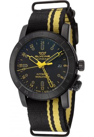 Glycine GL0499 Mens Airman Contemporary Watch - Black