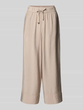 Tom Tailor Regular Fit Culotte aus Viskose-Mix in Taupe, Gr&ouml;&szlig;e 34/28