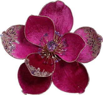Mark Roberts Elegant Glitter Magnolia, Set of 12 in Purple at Nordstrom