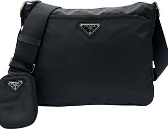 Prada Pre-owned Prada Re Nylon Zip Top Crossbody Ladies EH745WL977Q150O0