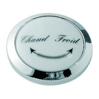 Ideal Tap&oacute;n Decorativo Retro Chaud / Froid Para Mezcladores Monomando Fabricado En Lat&oacute;n Fino Standard