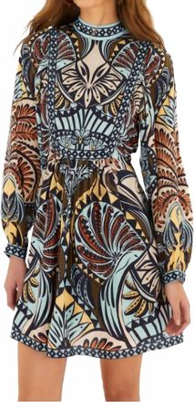 Farm Rio Balamana Mini Dress In Multi