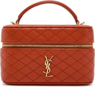 Saint Laurent Gaby Mini Quilted Leather top Handle bag - Red - One Size