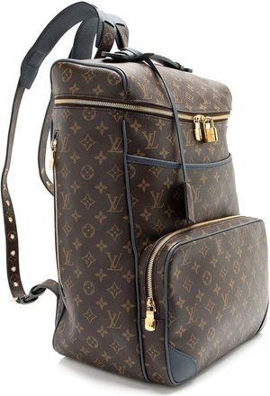 Louis Vuitton Blue Monogram Canvas Slate Backpack (Authentic Pre-Loved)