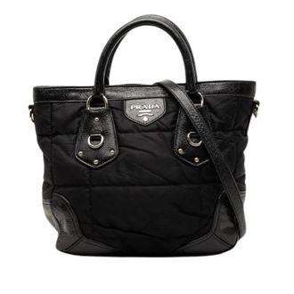 Prada Pre-owned Vintage Tote - Dames - Vintage Shopper - Zwart - ONE Size - Leer - Vintage
