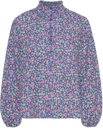 Americandreams Perla Katoenen Blouse - Dames - Blouses - Veelkleurig - S - Katoen - Overhemden