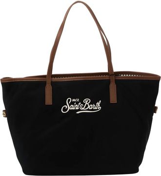MC2 Saint Barth City Bag - Dames - Shoppers - Zwart - ONE Size - Nylon - Tassen