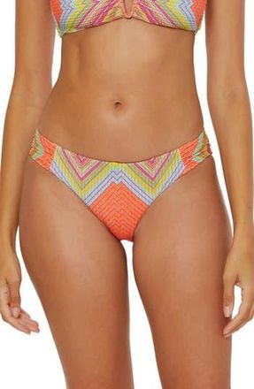 BECCA by Rebecca Virtue Summer Hipster Bikini Bottoms in Blue Multi at Nordstrom Rack, Size X-Small