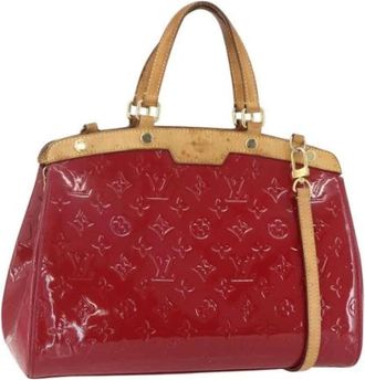Louis Vuitton Pre-owned Handbags, female, Red, Size: ONE SIZE Pre-owned Canvas Handbag