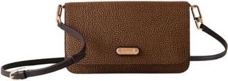 Borbonese B-Urban Mini Bag - Dames - Schoudertassen - Bruin - ONE Size - Leer - Tassen