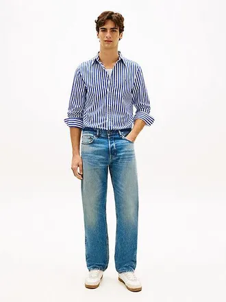 Tommy Hilfiger Dover Whiskered Selvedge Regular Straight Leg Jeans