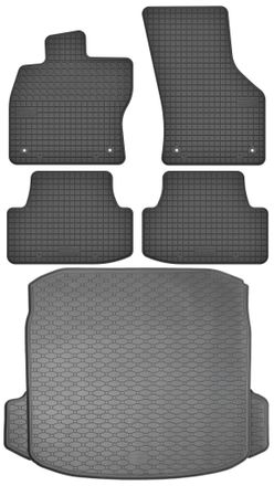 OEM Juego De Alfombrillas De Goma Para Coche Y Alfombrilla Para Maletero Para Audi A3 Iii 8v Sed&aacute;n (2012-2020)