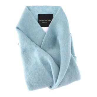 Roberto Collina Winter Scarves, male, Green, Size: ONE SIZE Bandana in cashmere and silk