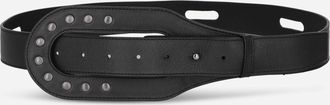 Kiko Kostadinov Orvos Belt Black Obsidian