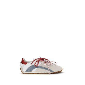 Dsquared2 Multicolor Calf Leather Bos Taurus Low Top Mens Sneakers
