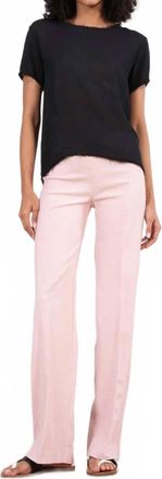Avenue Montaigne Womens The Flavia Pant In Red Screen