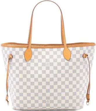 Louis Vuitton Pre-owned Tote Bags, female, White, Size: ONE SIZE Pre-owned Neverfull MM