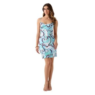 Guess Kleedjes, Dames, Veelkleurig, S, Gedrukte Mini Jurk