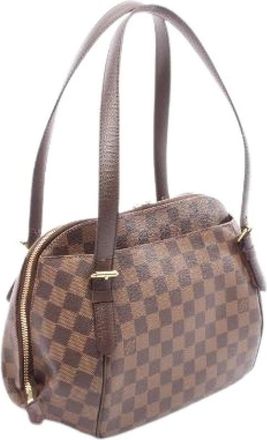 Louis Vuitton Pre-owned Handbags, female, Brown, Size: ONE SIZE Pre-owned Canvas shoulder-bags