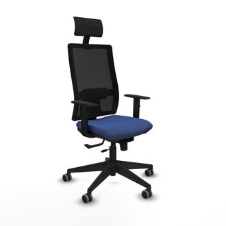 Piqueras y Crespo Silla De Oficina Con Cabecero Piqueras Y Crespo 1d066g1 Azul Marino