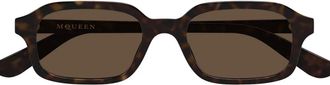 Alexander McQueen Alexander McQueen, Sunglasses, unisex, Brown, Size: 51 MM Am0558S Sunglasses