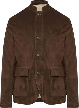 Eleventy Giacca con bottoni - Marrone