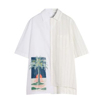 Lanvin Heren, Overhemden, Wit, Maat: L