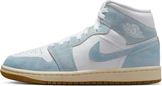 Nike Jordan Womens Air Jordan 1 Mid SE Shoes in White | HQ2005-100