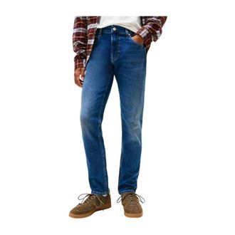 Tommy Hilfiger Slim-fit Jeans, male, Blue, Size: W31 L32 Slim Scanton Jeans with Modern Style