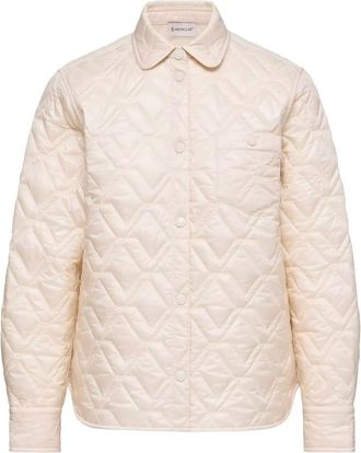 Moncler Off White Quilted Jacket