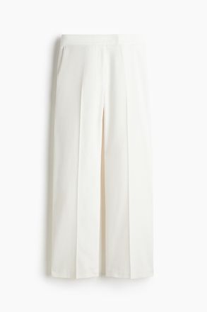 H&M Gerade Hose - Weiss