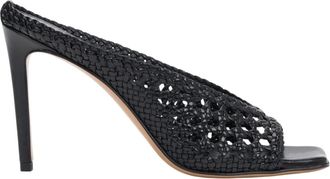 Guglielmo Rotta Woven Mules - Dames - Muiltjes - Zwart - 40 EU - Leer - Schoenen