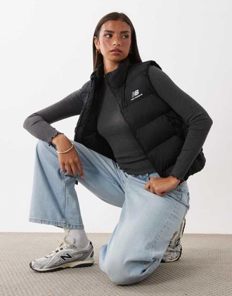 New Balance gilet imbottito Boston nero