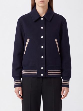 Golden Goose Bomber in pura lana vergine con profili a contrasto