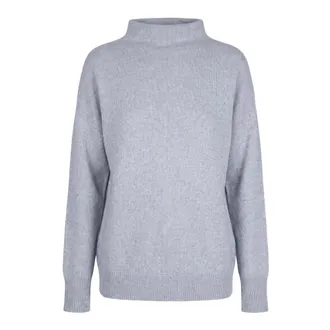Liviana Conti Truien & Vesten, Dames, Grijs, XS, Kasjmier, Edmea Knit