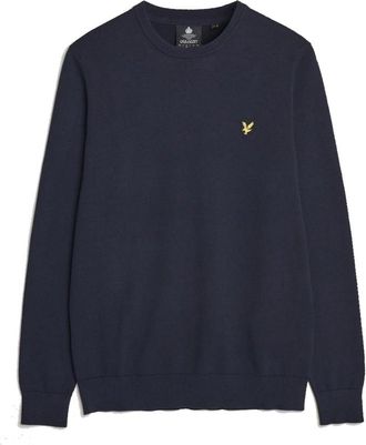 Lyle & Scott Klassiek sweatshirt met ronde hals - Heren - Sweatshirts - Blauw - S - Katoen - Hoodies & sweatvesten