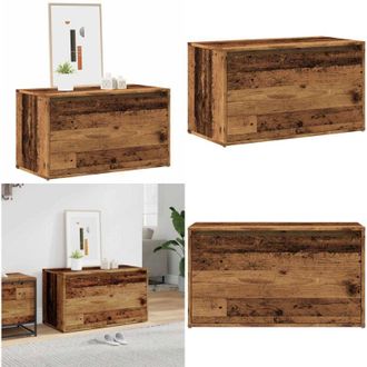 vidaXL Panca Ingresso 80x40x45 cm Legno Vecchio Legno Multistrato - Panca da corridoio - Panca da salotto