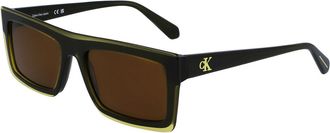 Calvin Klein Jeans CKJ23657S 745 Mens Sunglasses Black Size 55