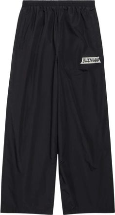 Balenciaga Wide Trousers, male, Black, Size: XS Masking Tape Tracksuit Pants