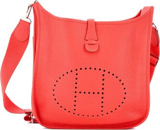 Herm&egrave;s Evelyne Bag Gen III Clemence PM crossbody bag - Rood